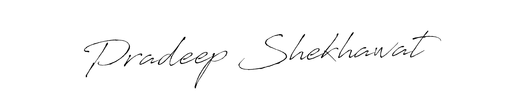 How to make Pradeep Shekhawat signature? Antro_Vectra is a professional autograph style. Create handwritten signature for Pradeep Shekhawat name. Pradeep Shekhawat signature style 6 images and pictures png