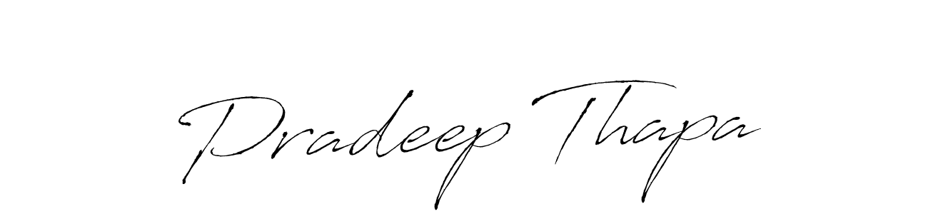 Similarly Antro_Vectra is the best handwritten signature design. Signature creator online .You can use it as an online autograph creator for name Pradeep Thapa. Pradeep Thapa signature style 6 images and pictures png