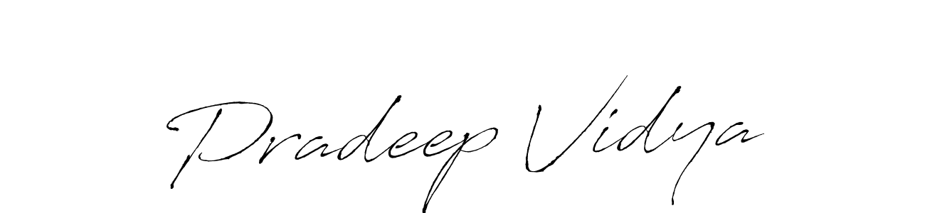 Best and Professional Signature Style for Pradeep Vidya. Antro_Vectra Best Signature Style Collection. Pradeep Vidya signature style 6 images and pictures png