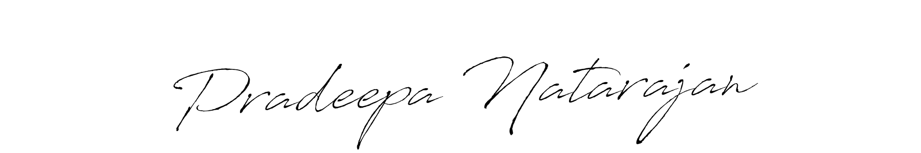 Design your own signature with our free online signature maker. With this signature software, you can create a handwritten (Antro_Vectra) signature for name Pradeepa Natarajan. Pradeepa Natarajan signature style 6 images and pictures png