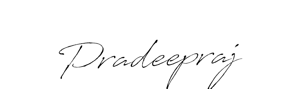 Design your own signature with our free online signature maker. With this signature software, you can create a handwritten (Antro_Vectra) signature for name Pradeepraj. Pradeepraj signature style 6 images and pictures png