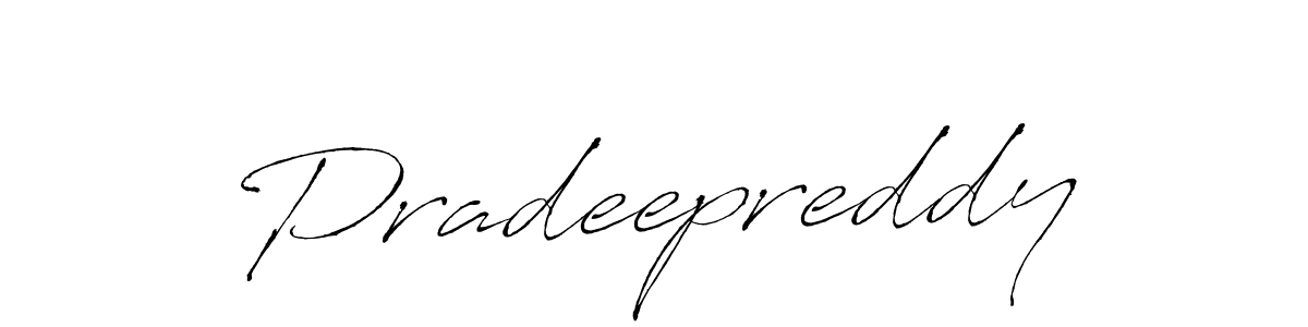 Make a beautiful signature design for name Pradeepreddy. With this signature (Antro_Vectra) style, you can create a handwritten signature for free. Pradeepreddy signature style 6 images and pictures png