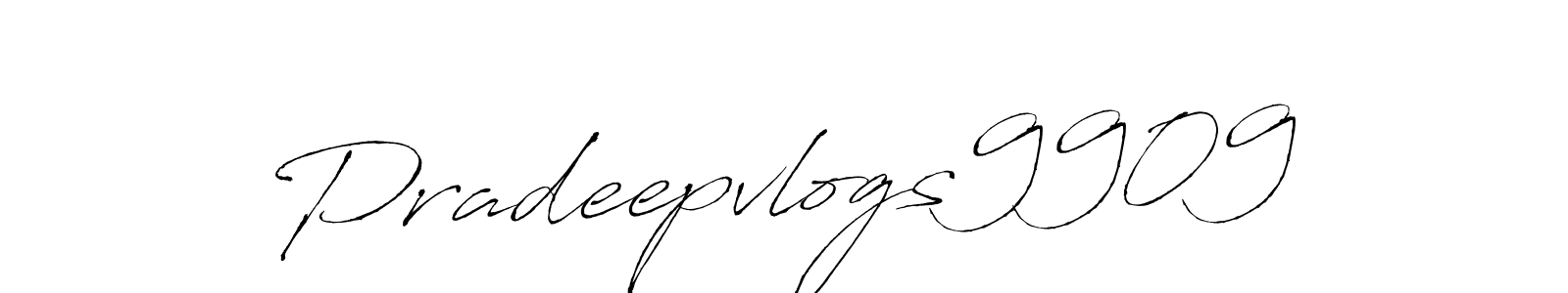 Also You can easily find your signature by using the search form. We will create Pradeepvlogs9909 name handwritten signature images for you free of cost using Antro_Vectra sign style. Pradeepvlogs9909 signature style 6 images and pictures png