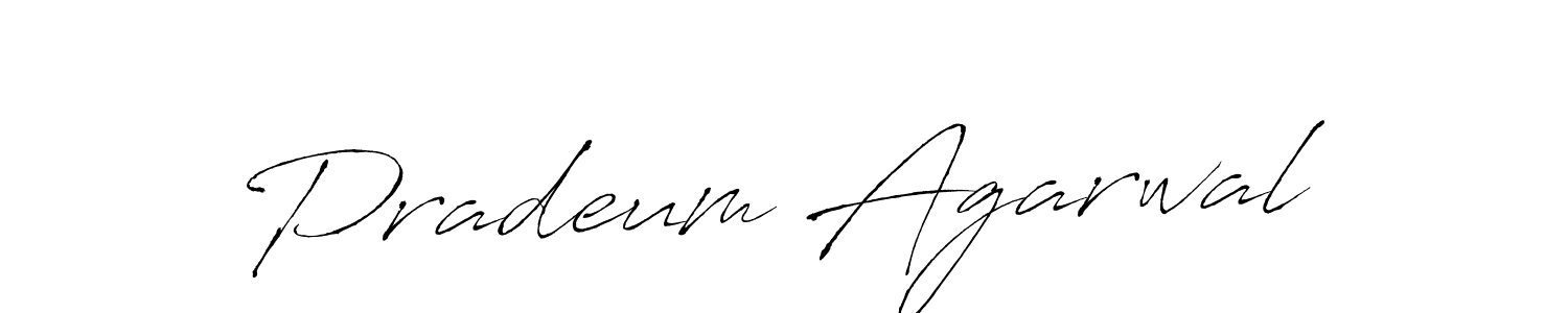 Make a beautiful signature design for name Pradeum Agarwal. Use this online signature maker to create a handwritten signature for free. Pradeum Agarwal signature style 6 images and pictures png