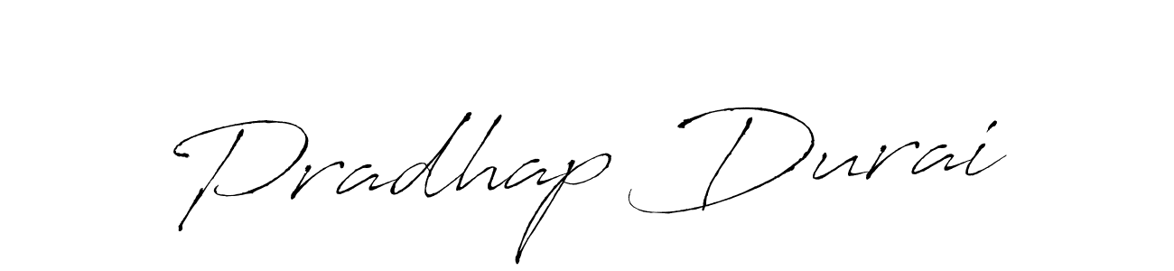 Make a beautiful signature design for name Pradhap Durai. With this signature (Antro_Vectra) style, you can create a handwritten signature for free. Pradhap Durai signature style 6 images and pictures png