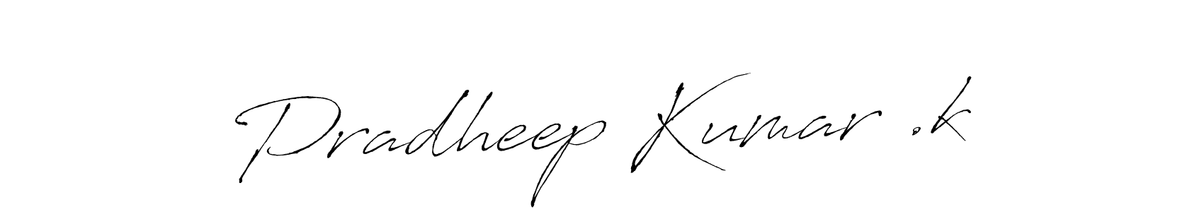 Similarly Antro_Vectra is the best handwritten signature design. Signature creator online .You can use it as an online autograph creator for name Pradheep Kumar .k. Pradheep Kumar .k signature style 6 images and pictures png