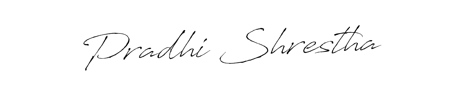 Design your own signature with our free online signature maker. With this signature software, you can create a handwritten (Antro_Vectra) signature for name Pradhi Shrestha. Pradhi Shrestha signature style 6 images and pictures png