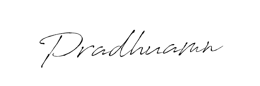 How to make Pradhuamn name signature. Use Antro_Vectra style for creating short signs online. This is the latest handwritten sign. Pradhuamn signature style 6 images and pictures png