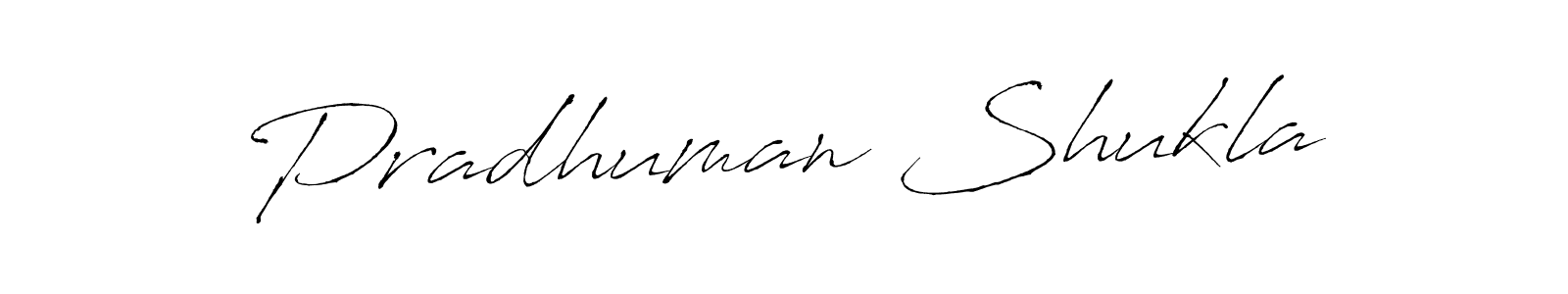 Pradhuman Shukla stylish signature style. Best Handwritten Sign (Antro_Vectra) for my name. Handwritten Signature Collection Ideas for my name Pradhuman Shukla. Pradhuman Shukla signature style 6 images and pictures png