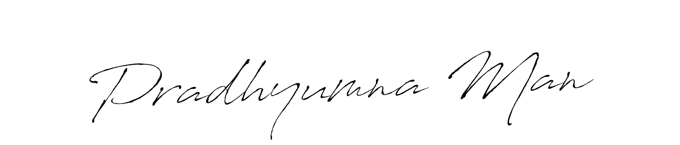 Use a signature maker to create a handwritten signature online. With this signature software, you can design (Antro_Vectra) your own signature for name Pradhyumna Man. Pradhyumna Man signature style 6 images and pictures png