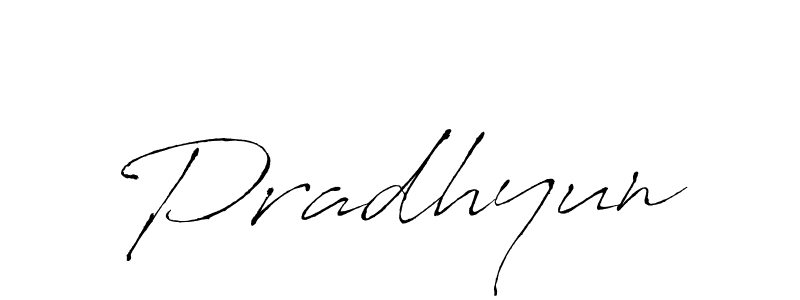 The best way (Antro_Vectra) to make a short signature is to pick only two or three words in your name. The name Pradhyun include a total of six letters. For converting this name. Pradhyun signature style 6 images and pictures png