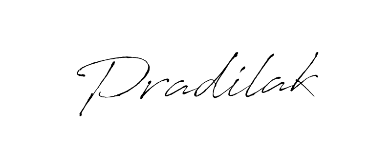 Create a beautiful signature design for name Pradilak. With this signature (Antro_Vectra) fonts, you can make a handwritten signature for free. Pradilak signature style 6 images and pictures png