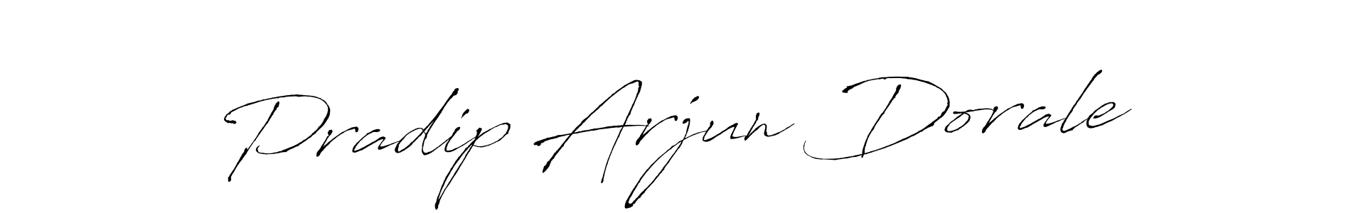 Create a beautiful signature design for name Pradip Arjun Dorale. With this signature (Antro_Vectra) fonts, you can make a handwritten signature for free. Pradip Arjun Dorale signature style 6 images and pictures png