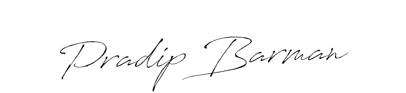 Create a beautiful signature design for name Pradip Barman. With this signature (Antro_Vectra) fonts, you can make a handwritten signature for free. Pradip Barman signature style 6 images and pictures png