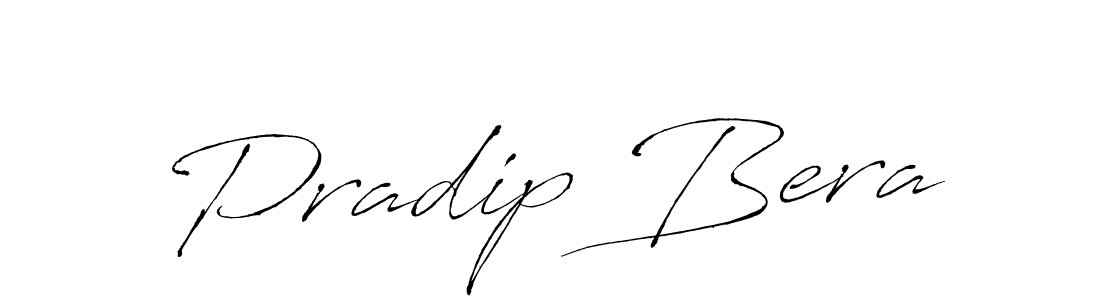 Also we have Pradip Bera name is the best signature style. Create professional handwritten signature collection using Antro_Vectra autograph style. Pradip Bera signature style 6 images and pictures png