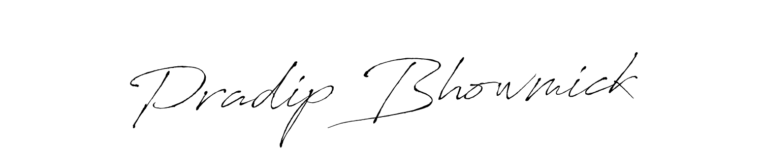 Make a short Pradip Bhowmick signature style. Manage your documents anywhere anytime using Antro_Vectra. Create and add eSignatures, submit forms, share and send files easily. Pradip Bhowmick signature style 6 images and pictures png