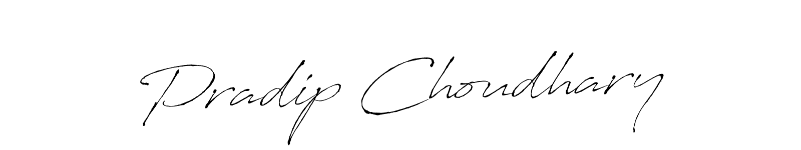 Pradip Choudhary stylish signature style. Best Handwritten Sign (Antro_Vectra) for my name. Handwritten Signature Collection Ideas for my name Pradip Choudhary. Pradip Choudhary signature style 6 images and pictures png