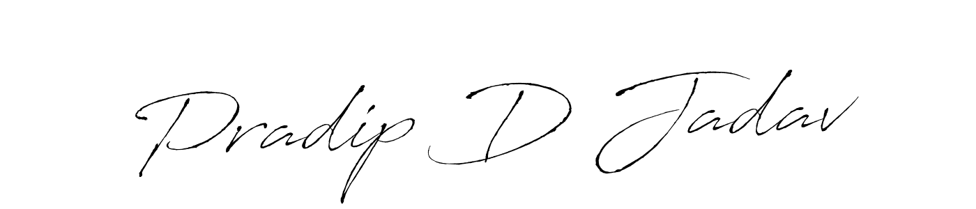 Antro_Vectra is a professional signature style that is perfect for those who want to add a touch of class to their signature. It is also a great choice for those who want to make their signature more unique. Get Pradip D Jadav name to fancy signature for free. Pradip D Jadav signature style 6 images and pictures png
