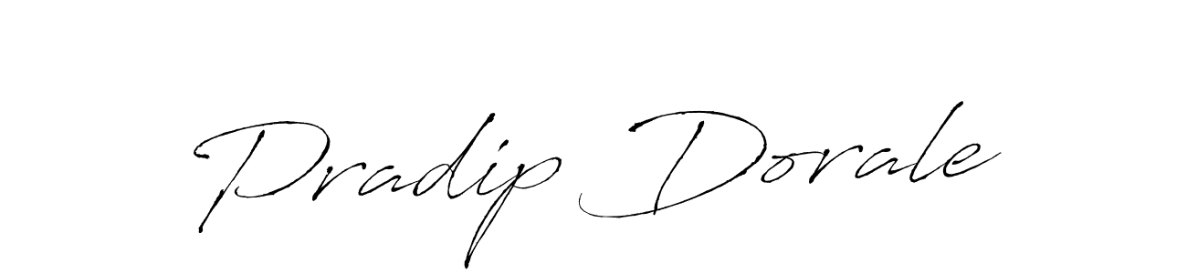 How to make Pradip Dorale name signature. Use Antro_Vectra style for creating short signs online. This is the latest handwritten sign. Pradip Dorale signature style 6 images and pictures png