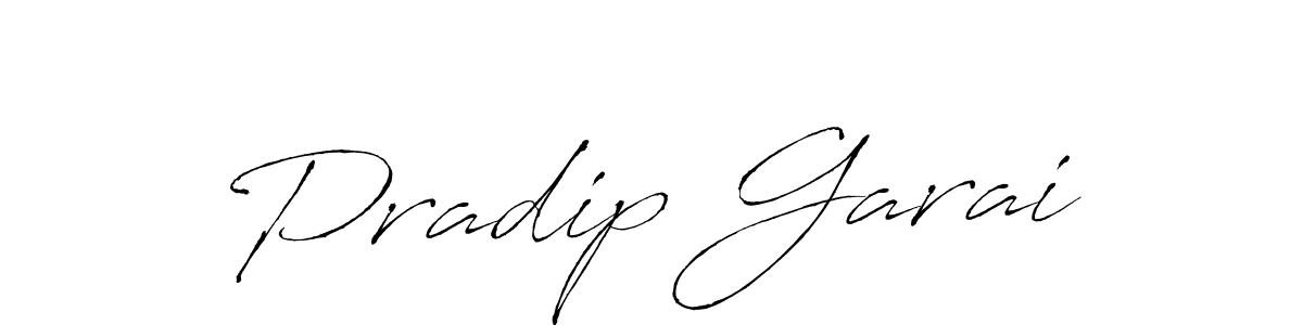 Design your own signature with our free online signature maker. With this signature software, you can create a handwritten (Antro_Vectra) signature for name Pradip Garai. Pradip Garai signature style 6 images and pictures png