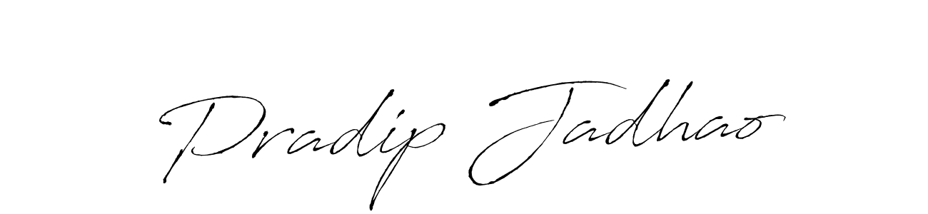 Use a signature maker to create a handwritten signature online. With this signature software, you can design (Antro_Vectra) your own signature for name Pradip Jadhao. Pradip Jadhao signature style 6 images and pictures png