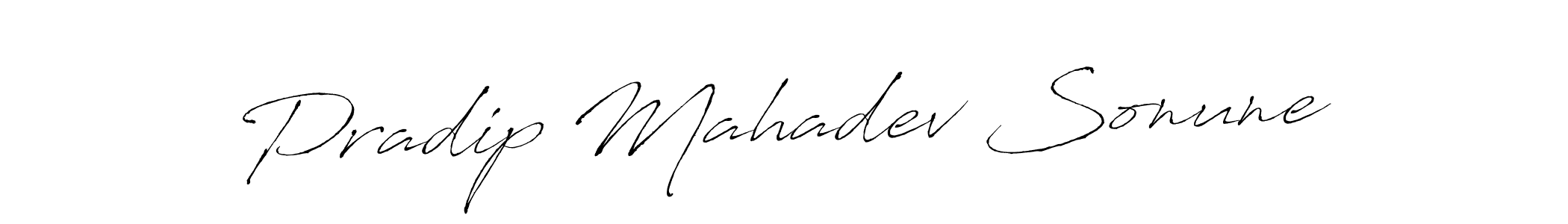 It looks lik you need a new signature style for name Pradip Mahadev Sonune. Design unique handwritten (Antro_Vectra) signature with our free signature maker in just a few clicks. Pradip Mahadev Sonune signature style 6 images and pictures png