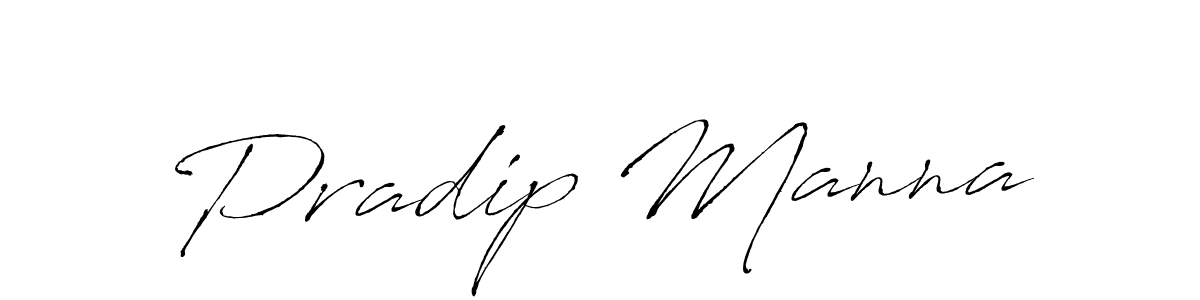 Create a beautiful signature design for name Pradip Manna. With this signature (Antro_Vectra) fonts, you can make a handwritten signature for free. Pradip Manna signature style 6 images and pictures png