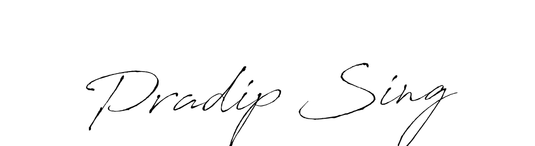 It looks lik you need a new signature style for name Pradip Sing. Design unique handwritten (Antro_Vectra) signature with our free signature maker in just a few clicks. Pradip Sing signature style 6 images and pictures png