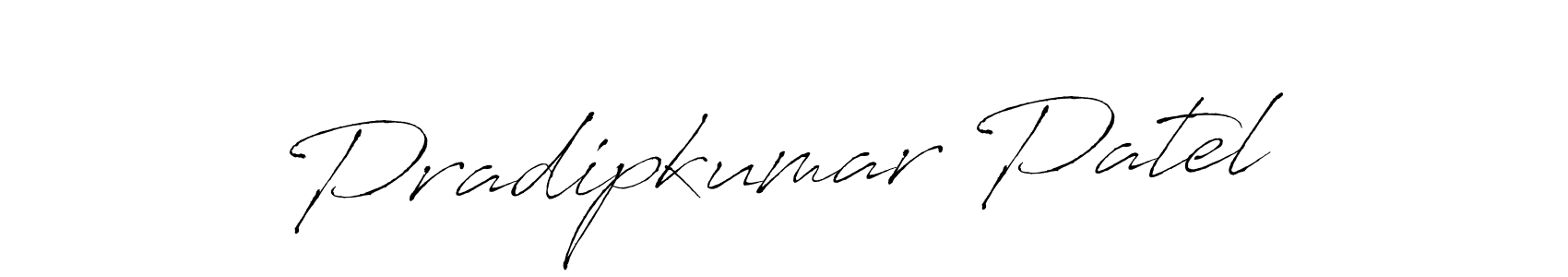 Design your own signature with our free online signature maker. With this signature software, you can create a handwritten (Antro_Vectra) signature for name Pradipkumar Patel. Pradipkumar Patel signature style 6 images and pictures png