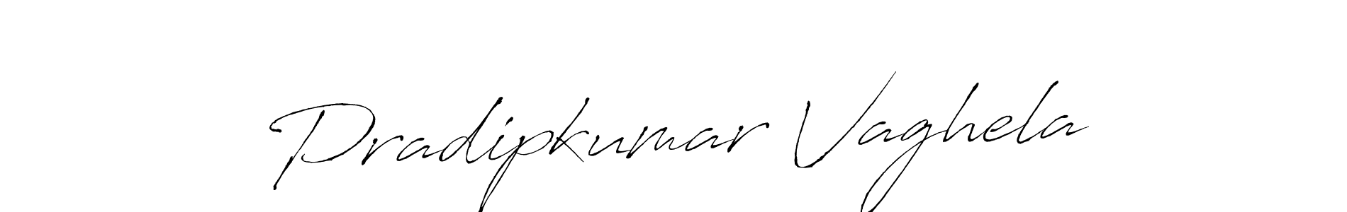 Use a signature maker to create a handwritten signature online. With this signature software, you can design (Antro_Vectra) your own signature for name Pradipkumar Vaghela. Pradipkumar Vaghela signature style 6 images and pictures png