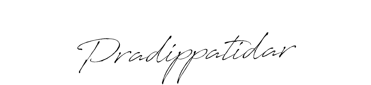 Make a beautiful signature design for name Pradippatidar. With this signature (Antro_Vectra) style, you can create a handwritten signature for free. Pradippatidar signature style 6 images and pictures png