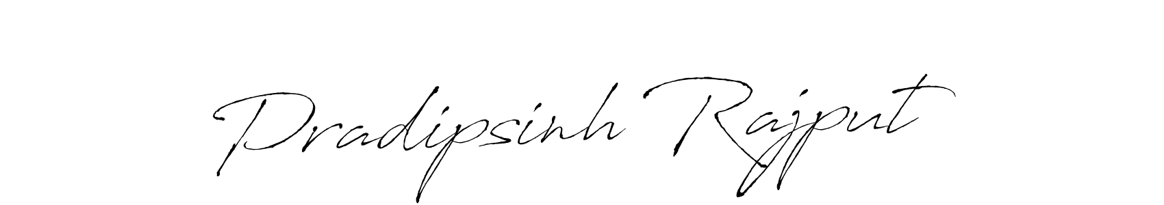 Create a beautiful signature design for name Pradipsinh Rajput. With this signature (Antro_Vectra) fonts, you can make a handwritten signature for free. Pradipsinh Rajput signature style 6 images and pictures png