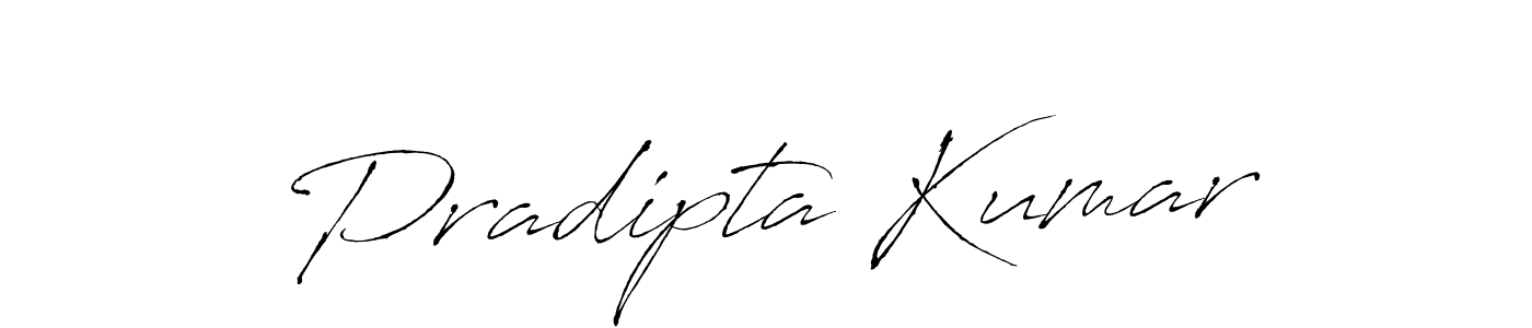 The best way (Antro_Vectra) to make a short signature is to pick only two or three words in your name. The name Pradipta Kumar include a total of six letters. For converting this name. Pradipta Kumar signature style 6 images and pictures png