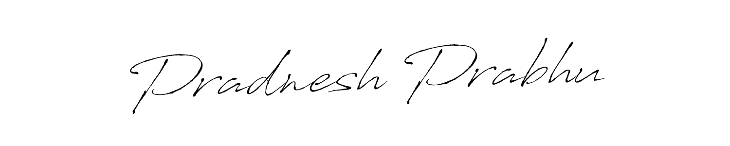 Also we have Pradnesh Prabhu name is the best signature style. Create professional handwritten signature collection using Antro_Vectra autograph style. Pradnesh Prabhu signature style 6 images and pictures png