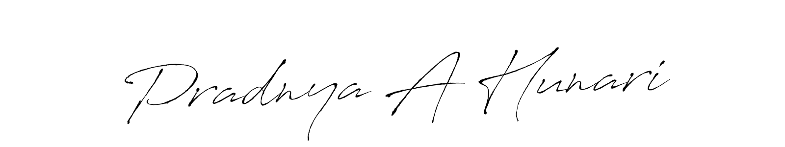 This is the best signature style for the Pradnya A Hunari name. Also you like these signature font (Antro_Vectra). Mix name signature. Pradnya A Hunari signature style 6 images and pictures png