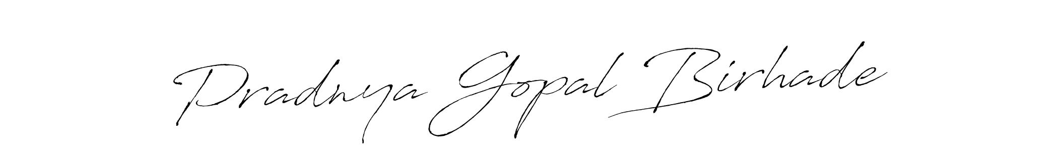 Design your own signature with our free online signature maker. With this signature software, you can create a handwritten (Antro_Vectra) signature for name Pradnya Gopal Birhade. Pradnya Gopal Birhade signature style 6 images and pictures png