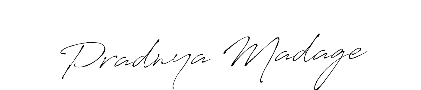 Make a beautiful signature design for name Pradnya Madage. With this signature (Antro_Vectra) style, you can create a handwritten signature for free. Pradnya Madage signature style 6 images and pictures png