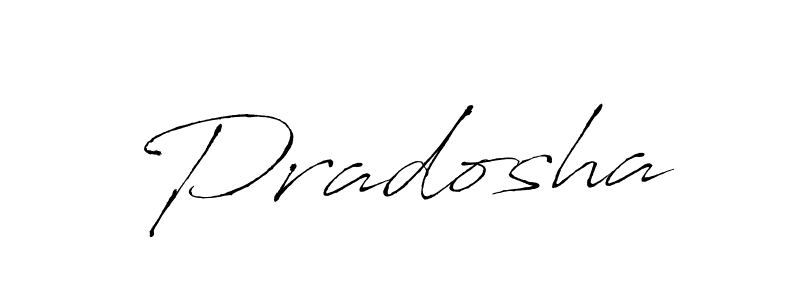 Pradosha stylish signature style. Best Handwritten Sign (Antro_Vectra) for my name. Handwritten Signature Collection Ideas for my name Pradosha. Pradosha signature style 6 images and pictures png