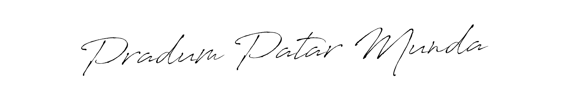 Pradum Patar Munda stylish signature style. Best Handwritten Sign (Antro_Vectra) for my name. Handwritten Signature Collection Ideas for my name Pradum Patar Munda. Pradum Patar Munda signature style 6 images and pictures png
