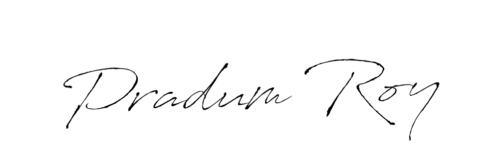 Use a signature maker to create a handwritten signature online. With this signature software, you can design (Antro_Vectra) your own signature for name Pradum Roy. Pradum Roy signature style 6 images and pictures png