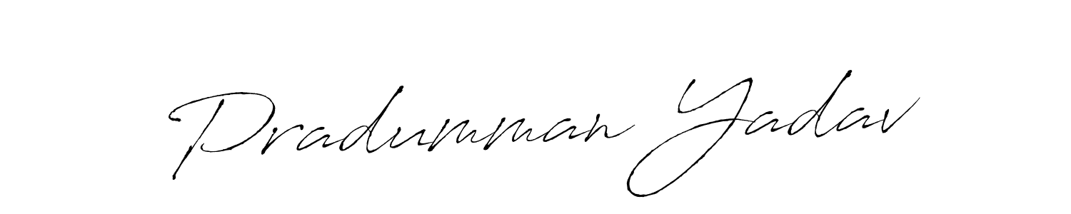 Pradumman Yadav stylish signature style. Best Handwritten Sign (Antro_Vectra) for my name. Handwritten Signature Collection Ideas for my name Pradumman Yadav. Pradumman Yadav signature style 6 images and pictures png