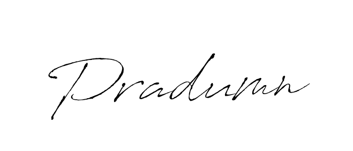 Design your own signature with our free online signature maker. With this signature software, you can create a handwritten (Antro_Vectra) signature for name Pradumn. Pradumn signature style 6 images and pictures png