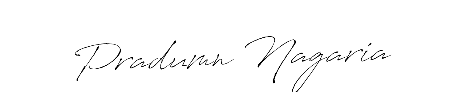 Antro_Vectra is a professional signature style that is perfect for those who want to add a touch of class to their signature. It is also a great choice for those who want to make their signature more unique. Get Pradumn Nagaria name to fancy signature for free. Pradumn Nagaria signature style 6 images and pictures png