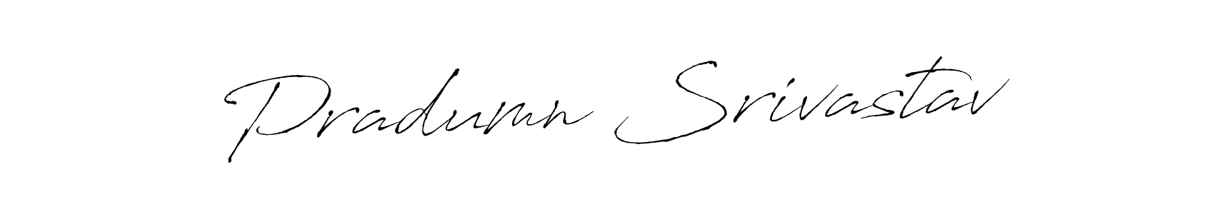 Pradumn Srivastav stylish signature style. Best Handwritten Sign (Antro_Vectra) for my name. Handwritten Signature Collection Ideas for my name Pradumn Srivastav. Pradumn Srivastav signature style 6 images and pictures png