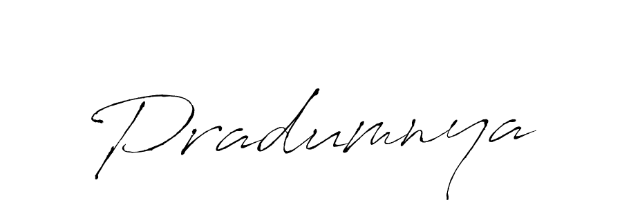 Use a signature maker to create a handwritten signature online. With this signature software, you can design (Antro_Vectra) your own signature for name Pradumnya. Pradumnya signature style 6 images and pictures png