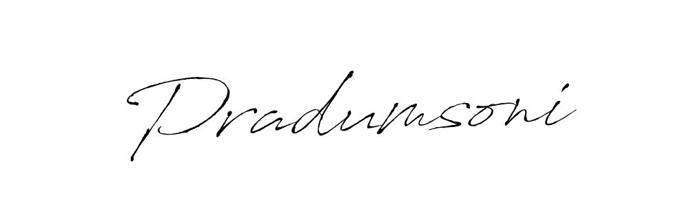 Also You can easily find your signature by using the search form. We will create Pradumsoni name handwritten signature images for you free of cost using Antro_Vectra sign style. Pradumsoni signature style 6 images and pictures png