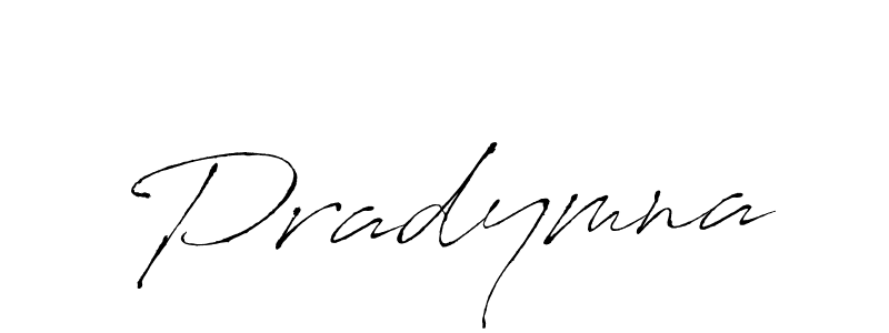 How to make Pradymna signature? Antro_Vectra is a professional autograph style. Create handwritten signature for Pradymna name. Pradymna signature style 6 images and pictures png