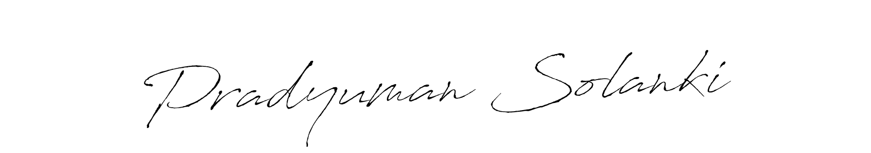 Also You can easily find your signature by using the search form. We will create Pradyuman Solanki name handwritten signature images for you free of cost using Antro_Vectra sign style. Pradyuman Solanki signature style 6 images and pictures png
