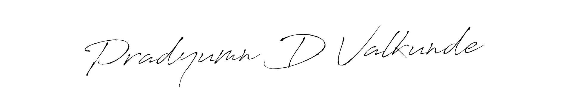 Also You can easily find your signature by using the search form. We will create Pradyumn D Valkunde name handwritten signature images for you free of cost using Antro_Vectra sign style. Pradyumn D Valkunde signature style 6 images and pictures png