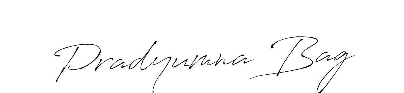 Make a beautiful signature design for name Pradyumna Bag. Use this online signature maker to create a handwritten signature for free. Pradyumna Bag signature style 6 images and pictures png